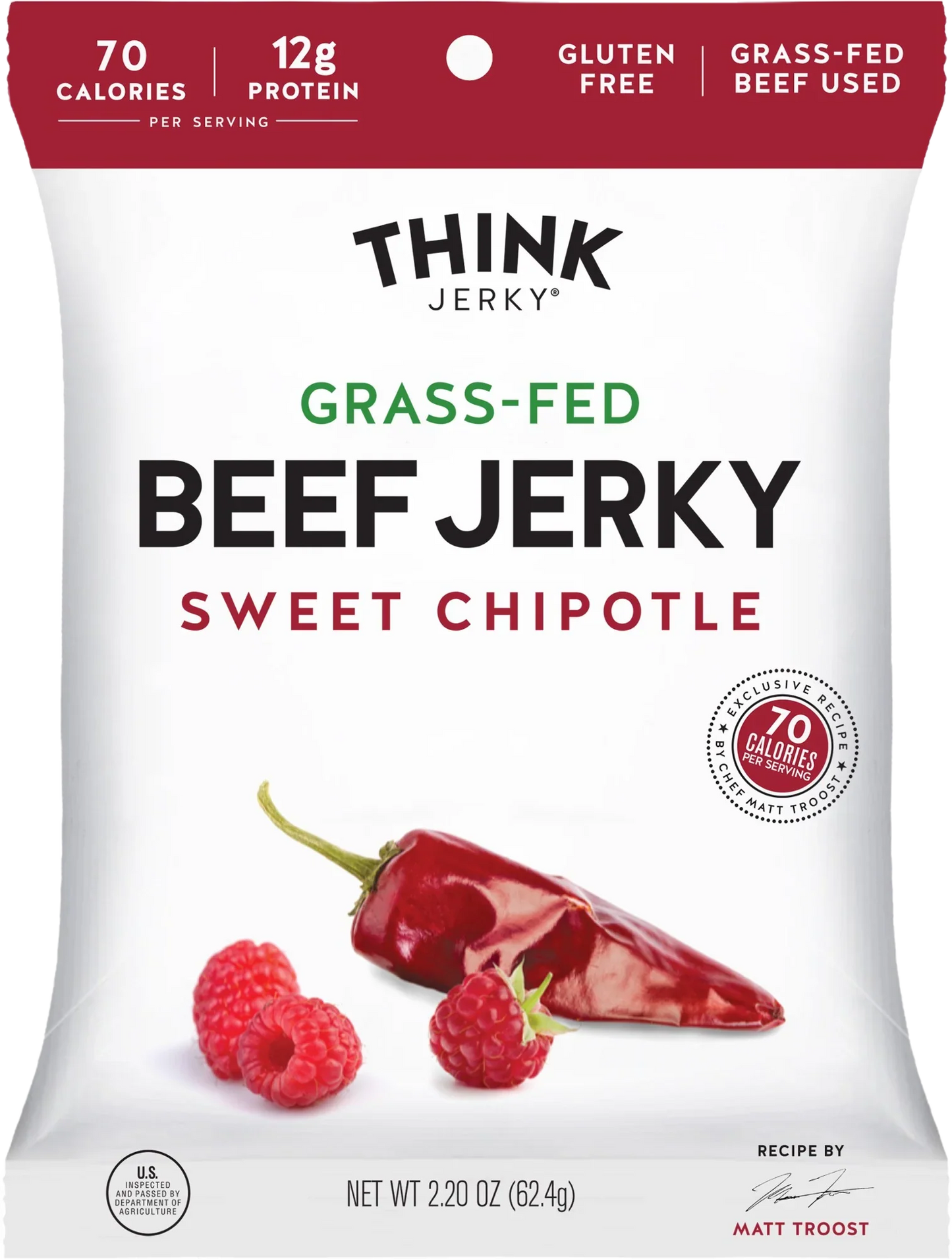 Grass-Fed Beef Jerky - Sweet Chipotle
