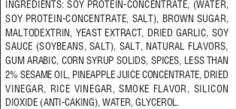 Plant-Based Teriyaki Jerky
