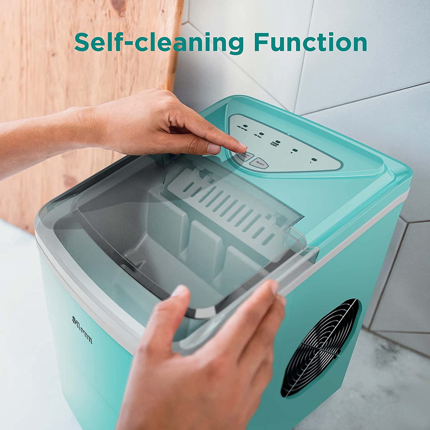 Countertop Bullet Ice Maker (26 Lbs) - Green