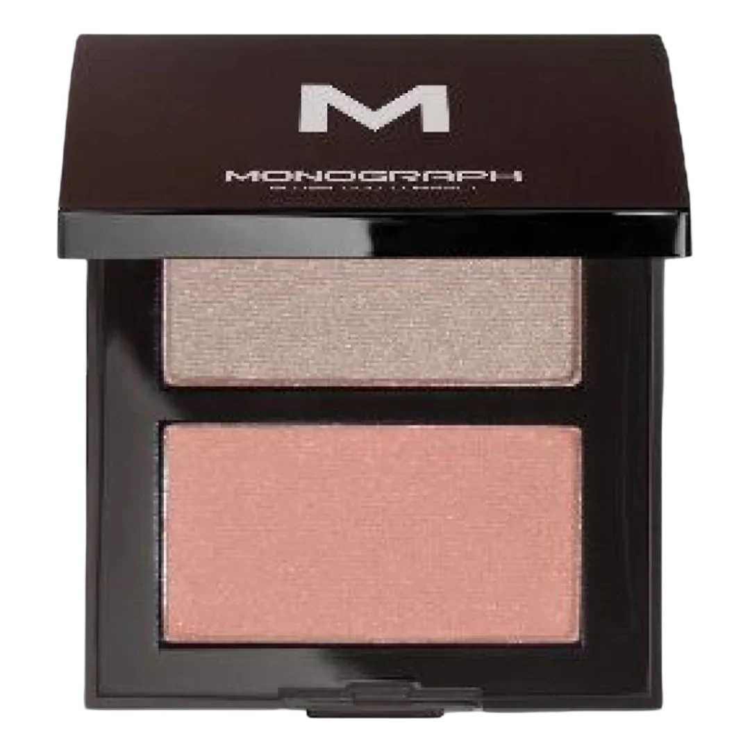 Monograph Powder Blush Duo 01 - Beauty Blush & Chestnut Rose