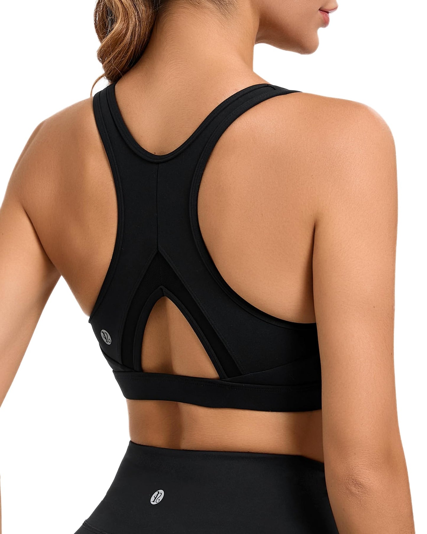 RUNNING GIRL® High-Impact Racerback Sports Bra | Molded Cup High Support Bra for Women