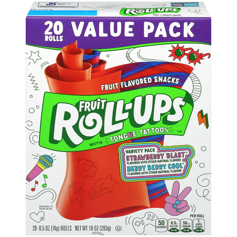 Fruit Roll-Ups Strawberry And Berry Berry Cool (20 CT)