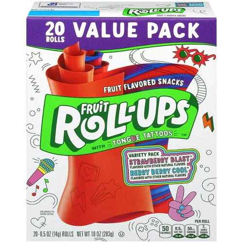 Fruit Roll-Ups Strawberry And Berry Berry Cool (20 CT)