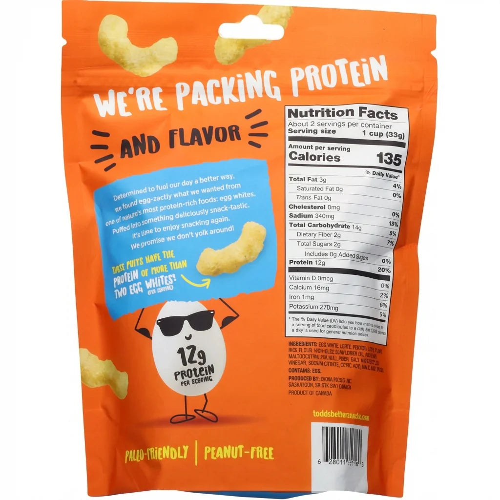 Sea Salt & Vinegar Egg & Lentil Crisps