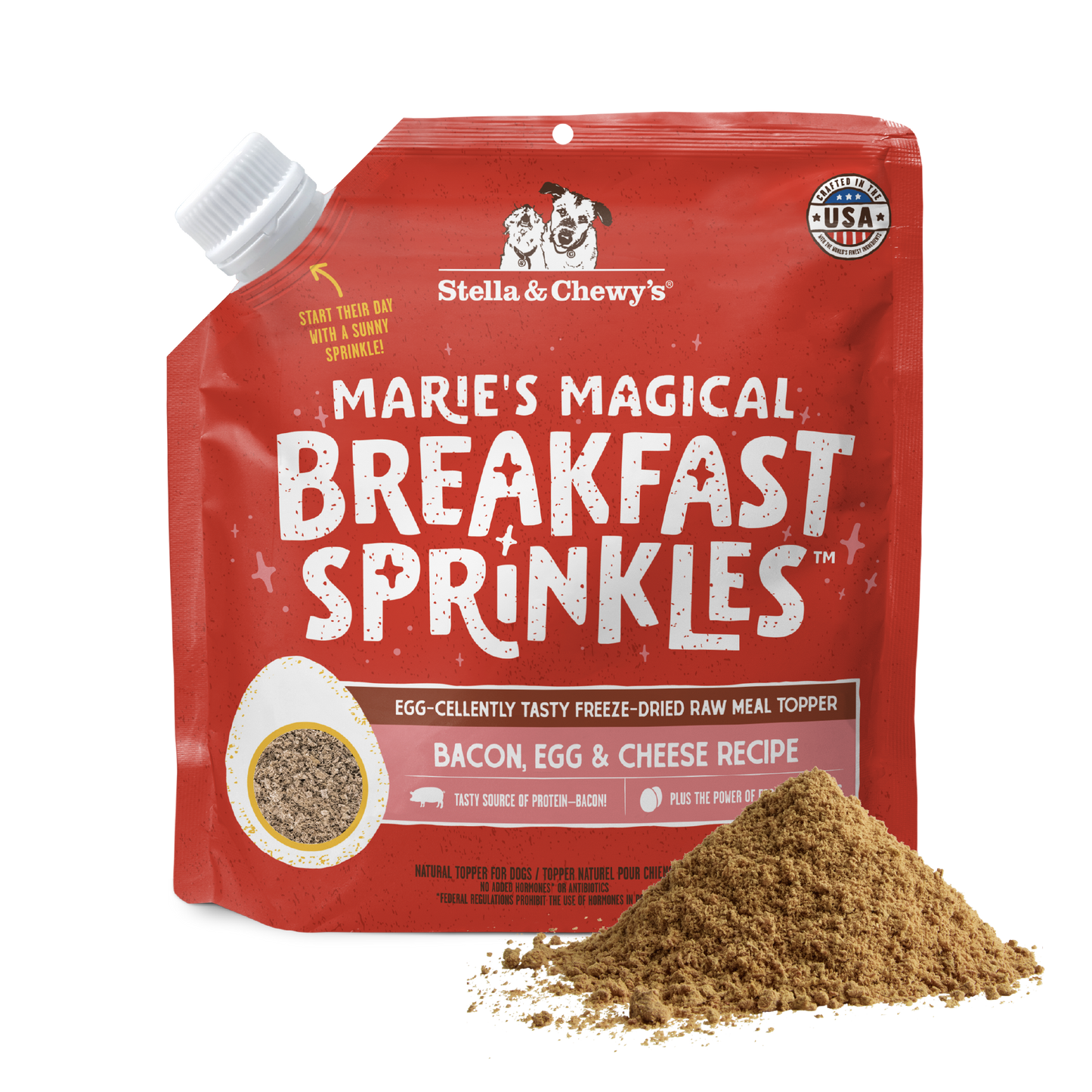 Marie’s Magical Breakfast Sprinkles Bacon, Egg & Cheese for Dogs