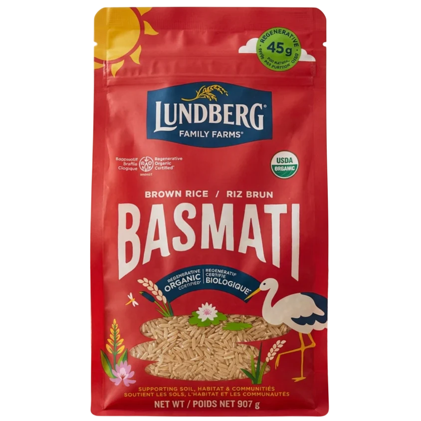 Organic California Brown Basmati Rice