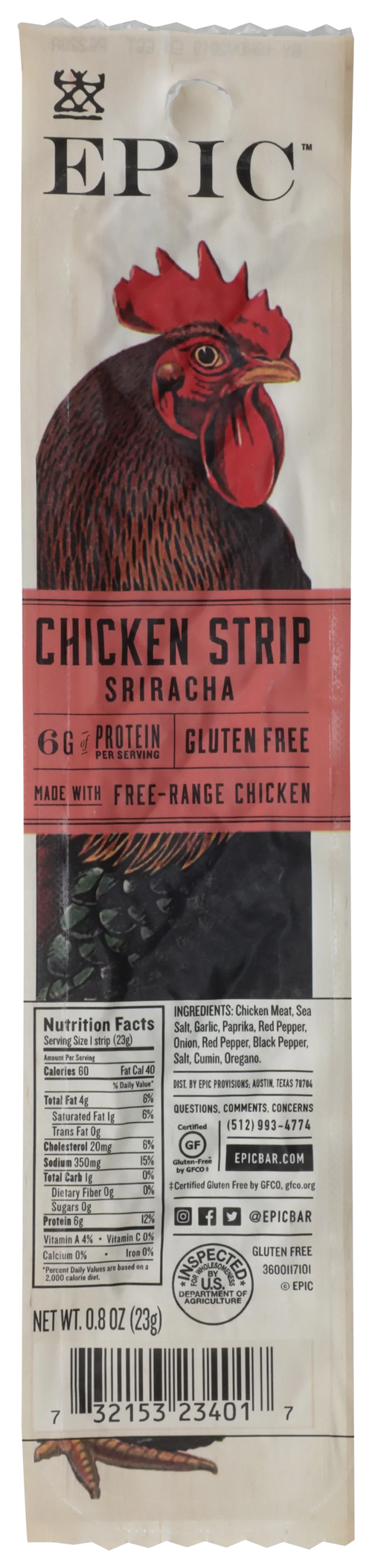 Chicken Siracha Jerky