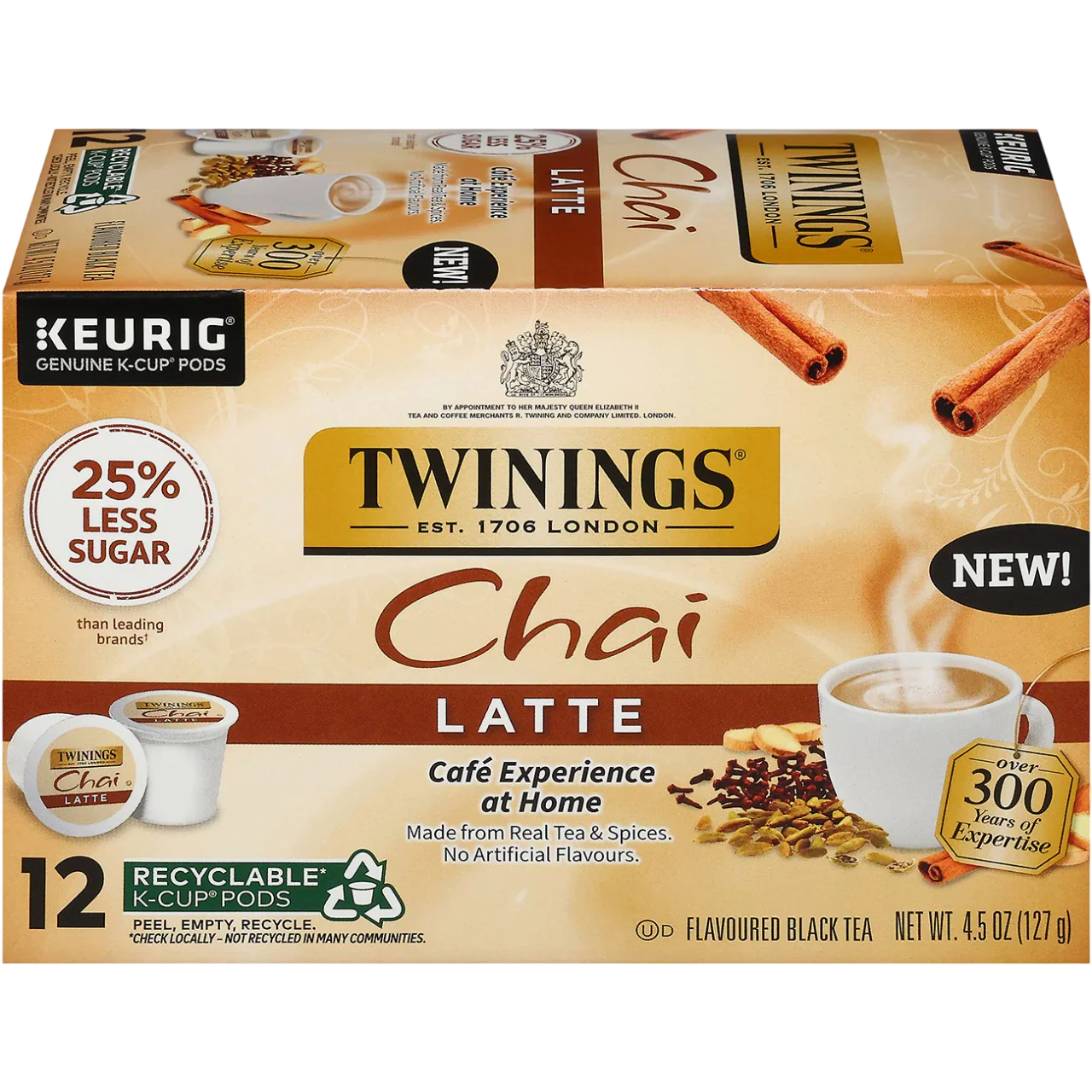 Chai Latte Black Tea K-Cup Pods