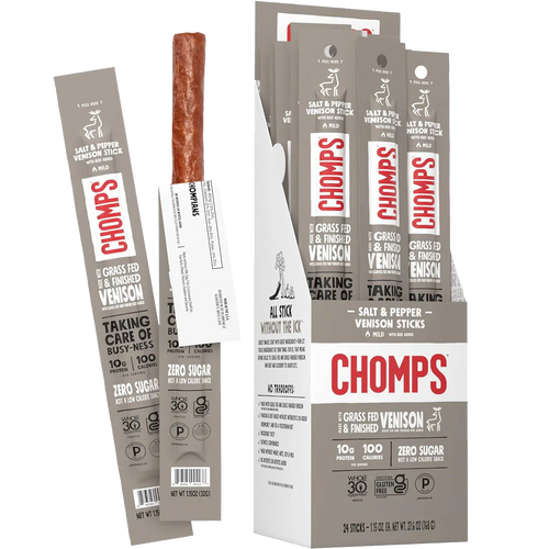 Venison Pepper & Sea Salt Stick (24 CT)