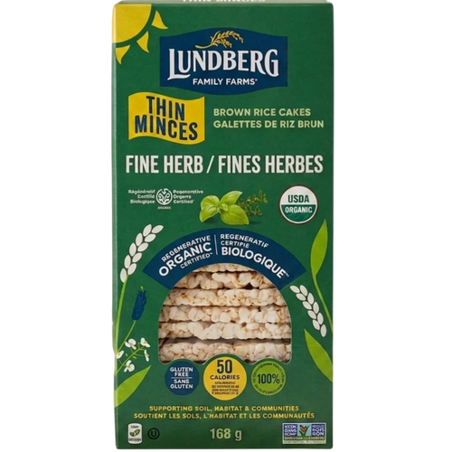 Thin Stackers Fine Herbs Brown Rice Cakes