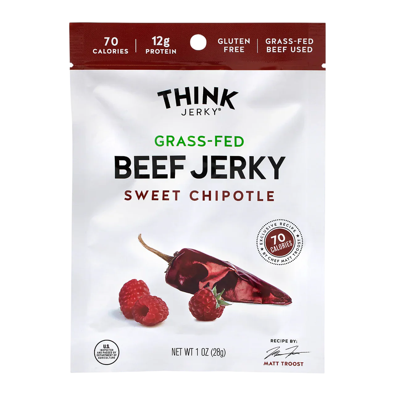Sweet Chipotle Grass-Fed Beef Jerky (12 CT)