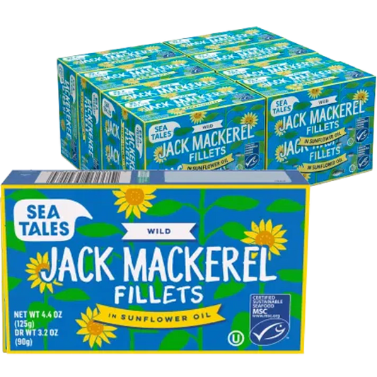 Wild Jack Mackerel in Sunflower Oil (12 Pack)