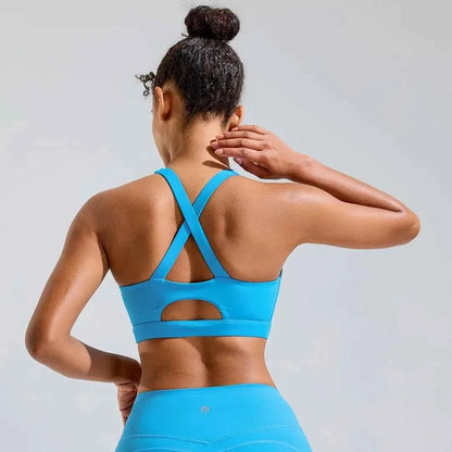 RUNNING GIRL® High-Impact Back-Support Sports Bra | Fixed Molded Cups
