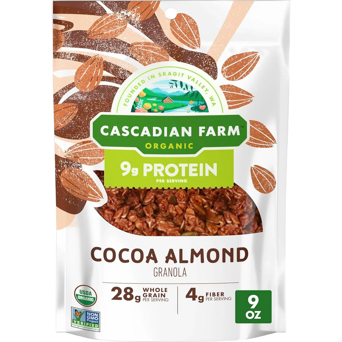 Organic Cocoa Almond Protein Granola