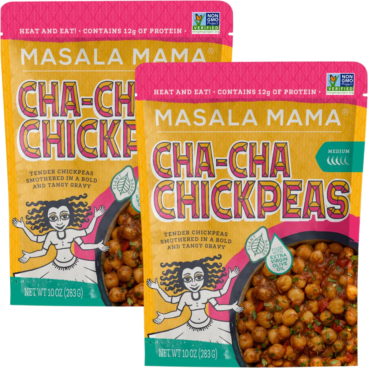 Cha-Cha Chickpeas - Heat And Eat (2 Pack)