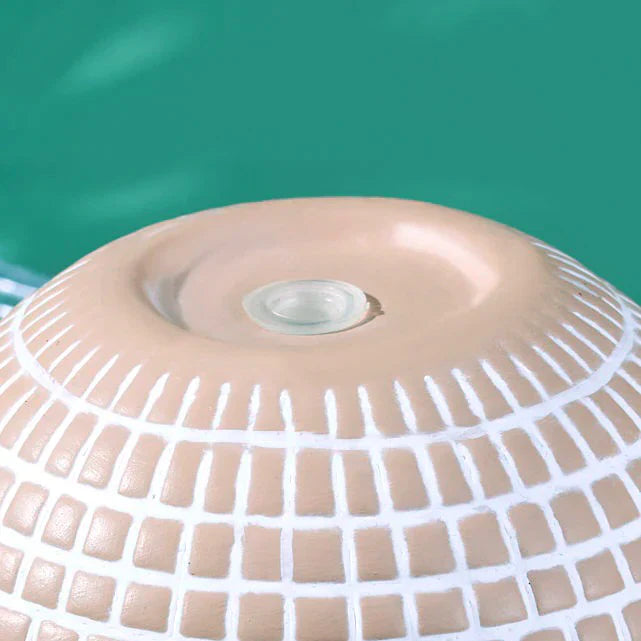 Disco Ceramic Planter - Small / Sand