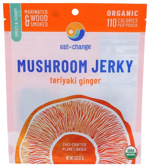 Organic Teriyaki Ginger Mushroom Jerky