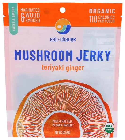 Organic Teriyaki Ginger Mushroom Jerky