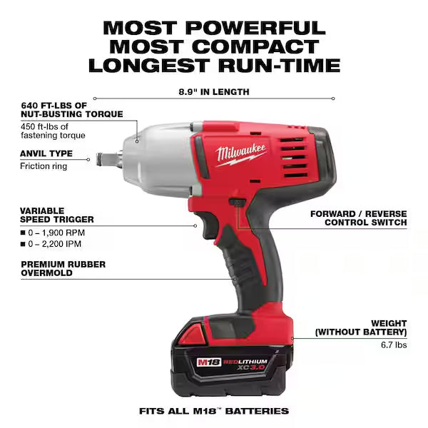 M18 18-Volt Lithium-Ion Cordless Combo Tool Kit (16-Tool) Ships today. Arrives in 3 days. Easy returns