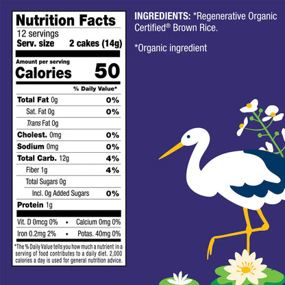 Thin Stackers Salt Free Brown Rice Cakes
