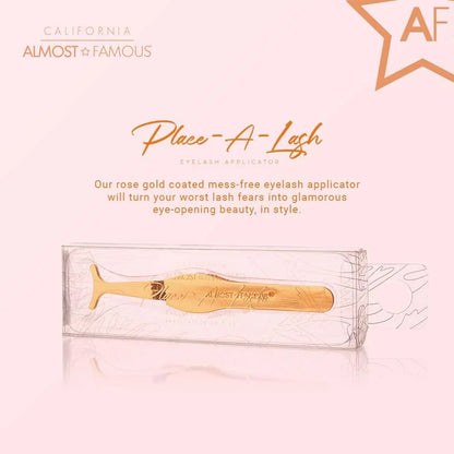 Magnetic Eyelash Applicator Tweezers - Rose Gold