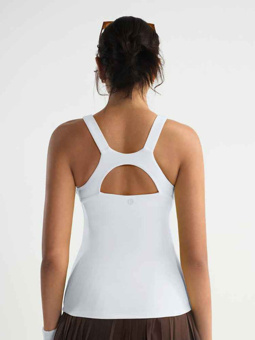 RUNNING GIRL® 2-in-1 Racerback Workout Tank Top | Built-in Bra & Breathable Yoga Top