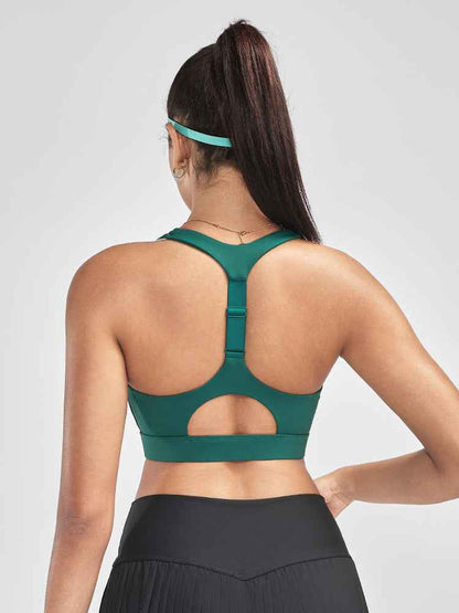 RUNNING GIRL® High-Impact High-Neck Sports Bra | Hollow Out Back-Support Bra