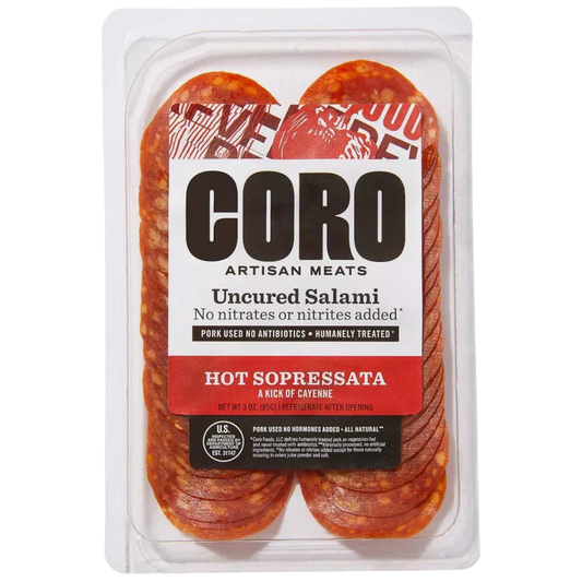 Sliced Uncured Hot Sopressata