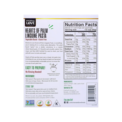 Hearts Of Palm Pasta Linguine (6 CT)