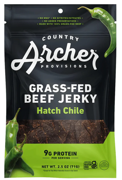 Grass-Fed Beef Jerky Hatch Chile