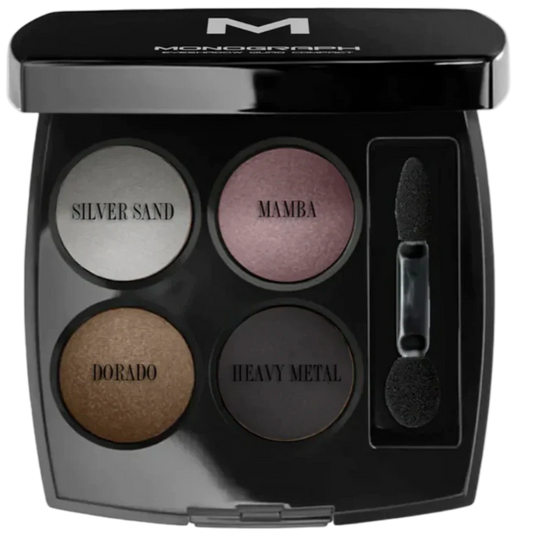 Monograph Eyeshadow Quads 3 - Mandy Pink, Quick Sand, Sand Dune, Birch