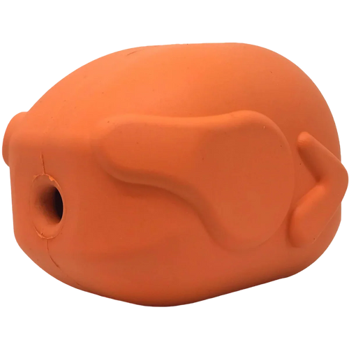 MuttsKickButt Roasted Turkey ¨C Durable Dog Treat Dispenser & Chew Toy