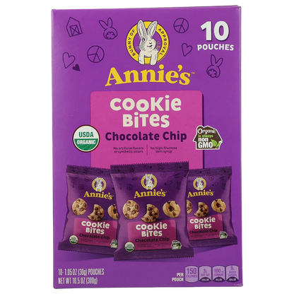 Organic Chocolate Chip Cookie Bites (10 CT)