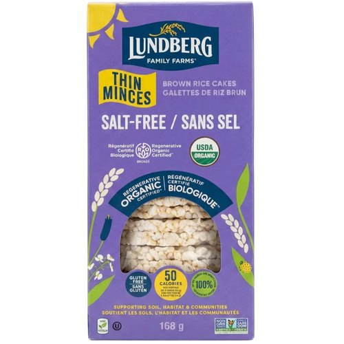 Thin Stackers Salt Free Brown Rice Cakes