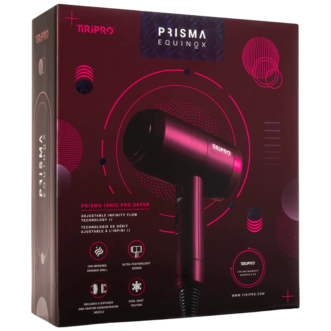 Prisma Pro Dryer with Adjustable Airflow Technology - Red