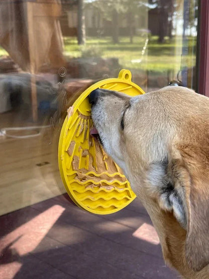 Sun N' Sea ¨C Durable Dog Lick Mat Feeder w/ Suction Cups - Blue