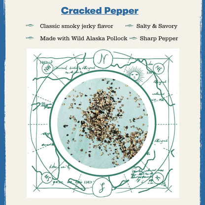 Cracked Pepper Fish Jerky