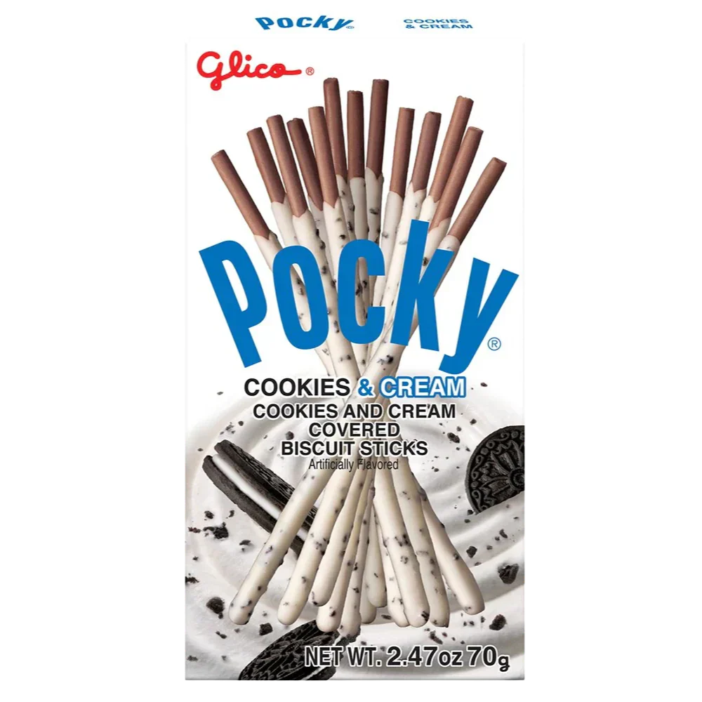 Pocky Cookies & Cream Biscuit Sticks (10 Pack)