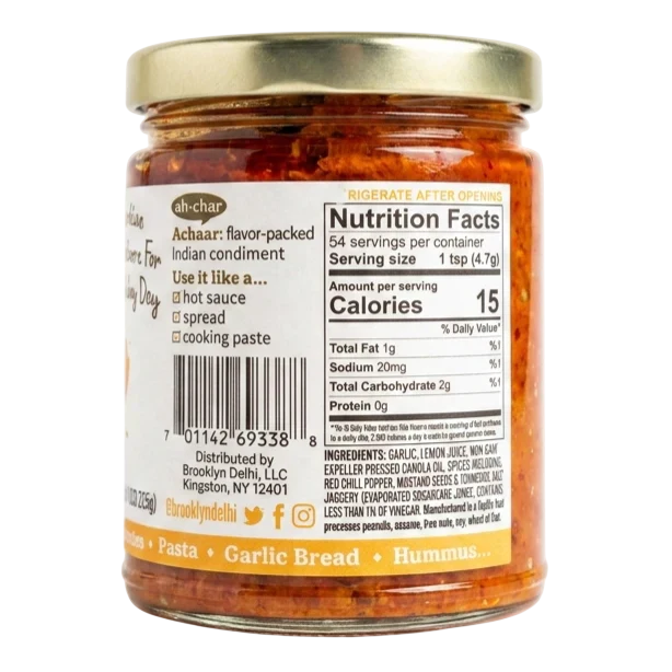 Roasted Garlic Achaar