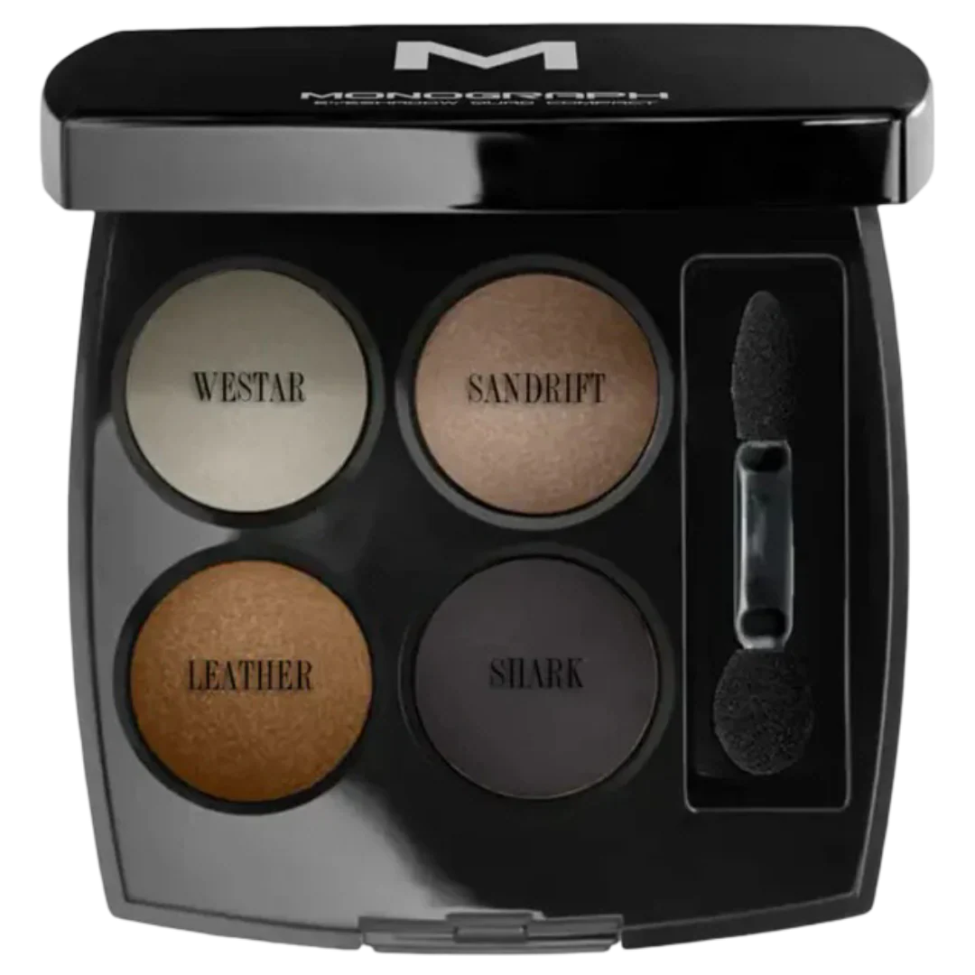 Monograph Eyeshadow Quads 6 - Westar, Sandrift, Leather, Shark
