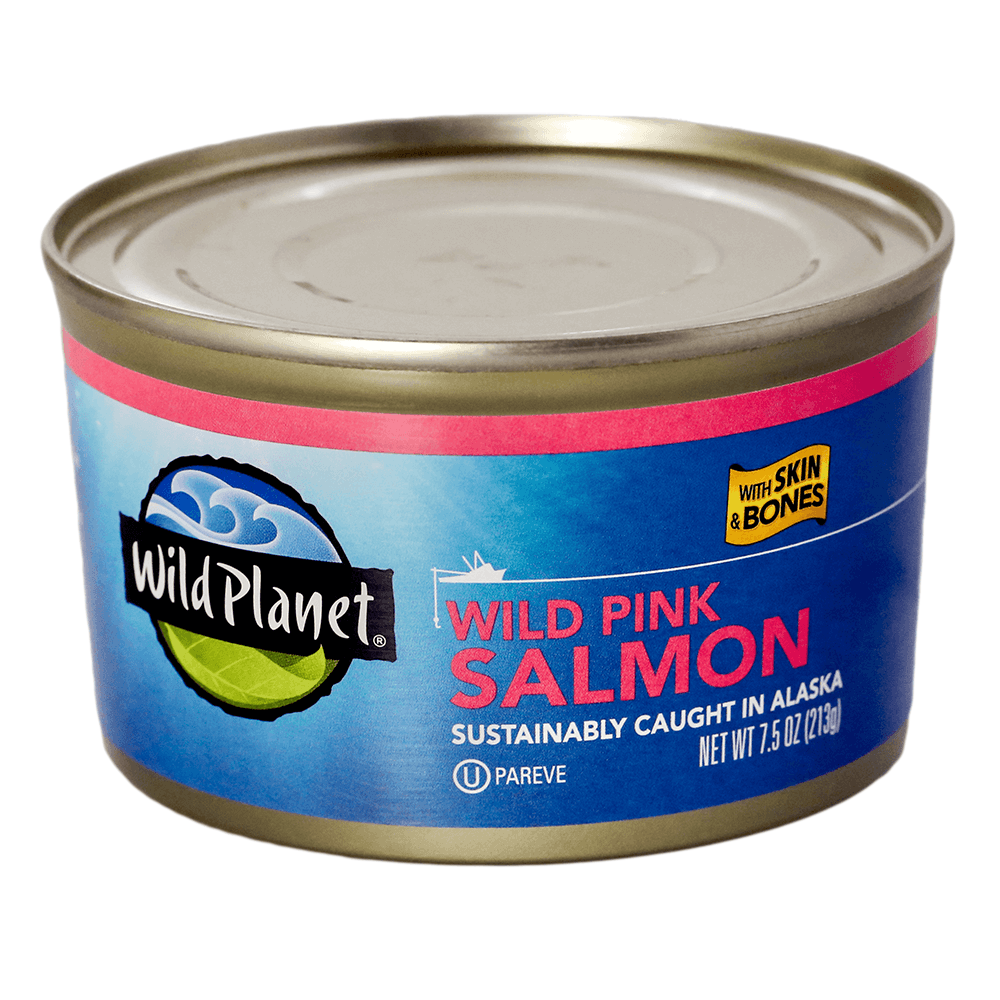 Wild Pink Salmon with Skin & Bones