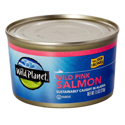 Wild Pink Salmon with Skin & Bones