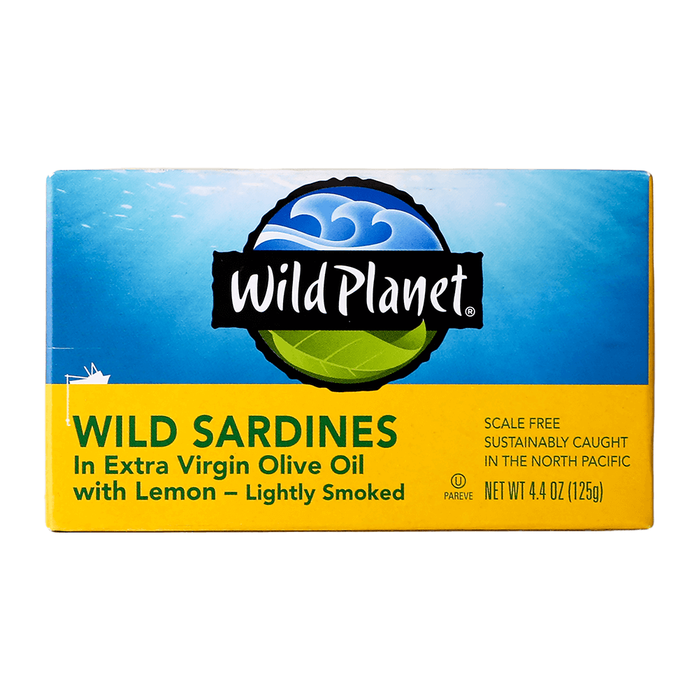 Wild Sardines In Extra Virgin Olive Oil with Lemon