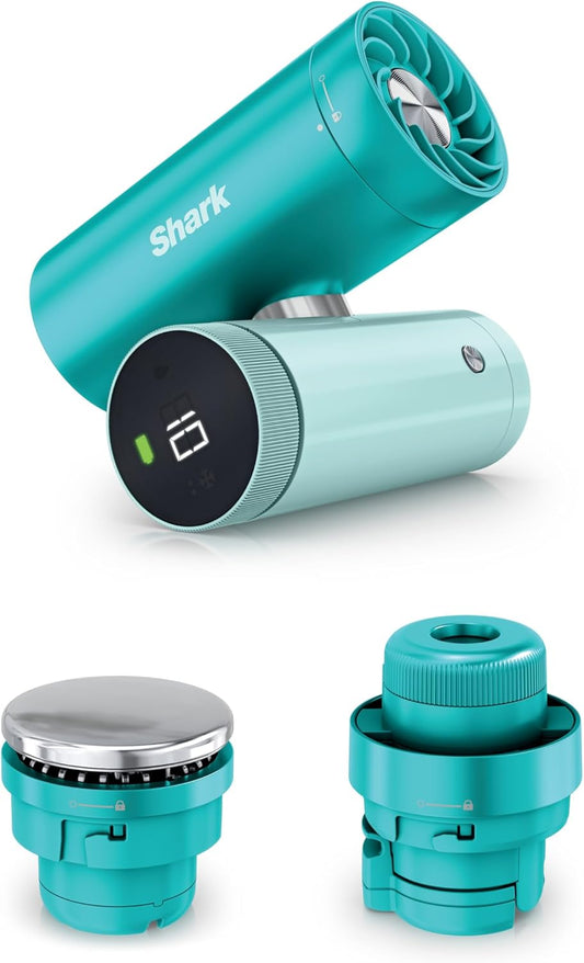 Shark ChillPill – The Only 3-in-1 Personal Cooling System with Fan, InstaChill Cooling Plate & Dry-Touch Mist – Portable, Handheld, Drops Skin Temp Up to 16°F, 10 Speeds, Dragon Fruit, FA022PK