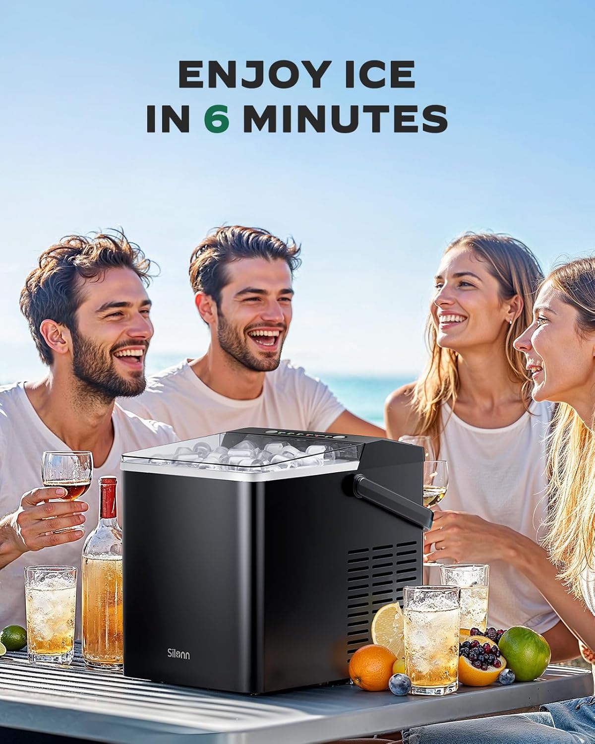 Countertop Bullet Ice Maker (22 Lbs)