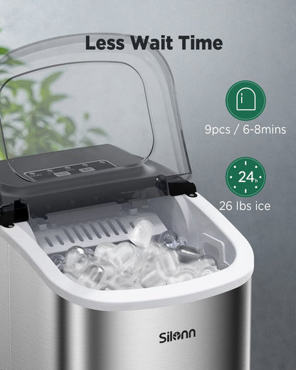 Countertop Bullet Ice Maker (26 Lbs)