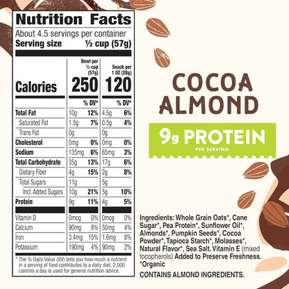 Organic Cocoa Almond Protein Granola
