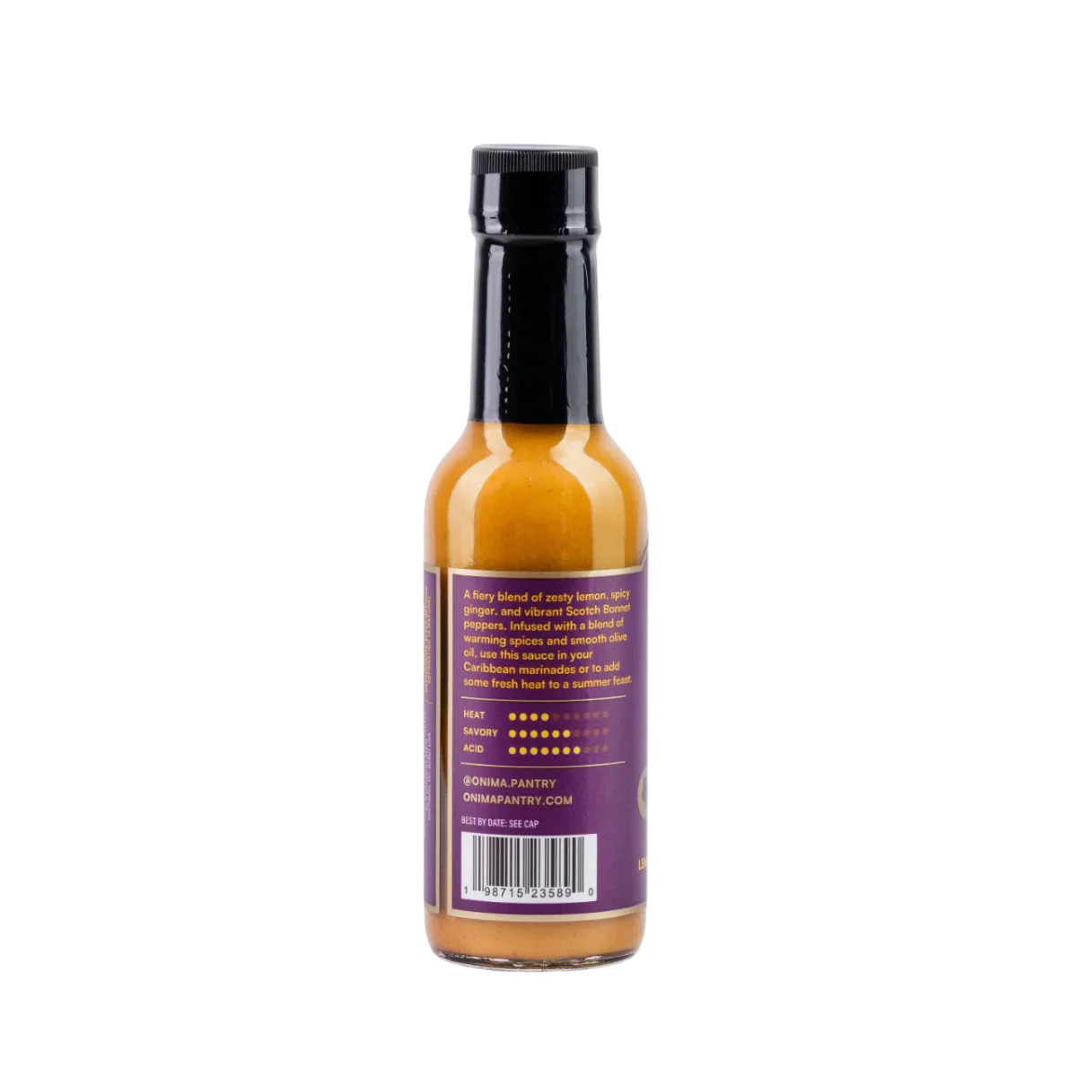Lemon Ginger Jerk Hot Sauce