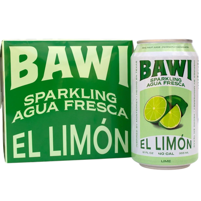 Sparkling Agua Fresca El Limon - Lime (4 Pack)