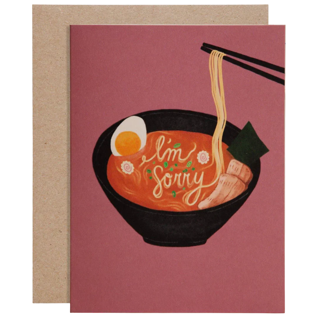 I'm Sorry Ramen Card